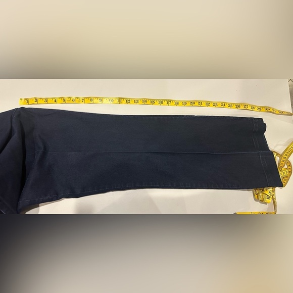 J Jill Straight-Leg Flat front Dark Denim Pants Size 10 - Picture 5 of 5